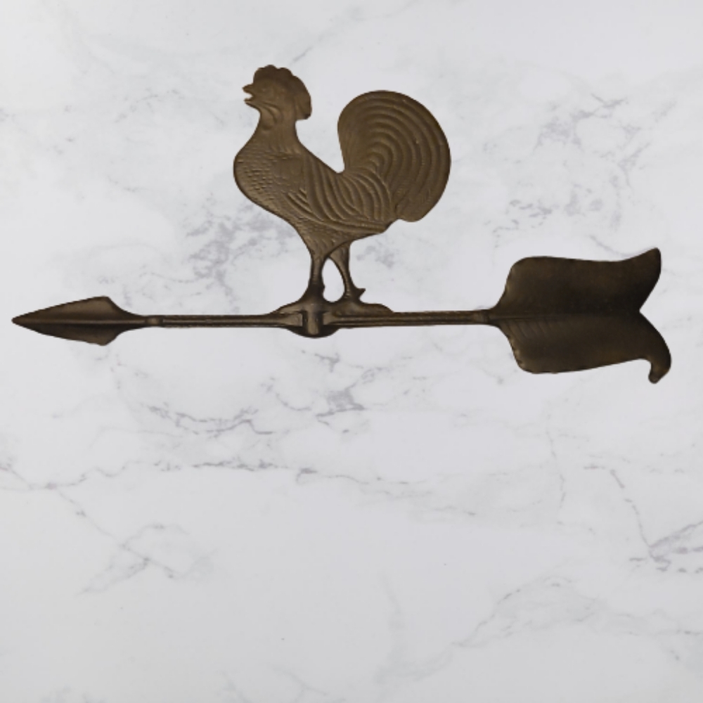 *Vintage Rooster On His Arrow Weathervane